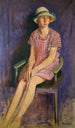 Portrait de Biddy Campbell fille du 2e Lord Glenavy - Patrick Joseph Tuohy — weergave van het kunstwerk