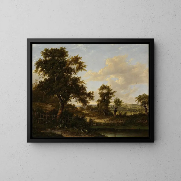 in de buurt van Penshurst, Kent - Patrick Nasmyth — ingelijst kunstwerk aan de muur