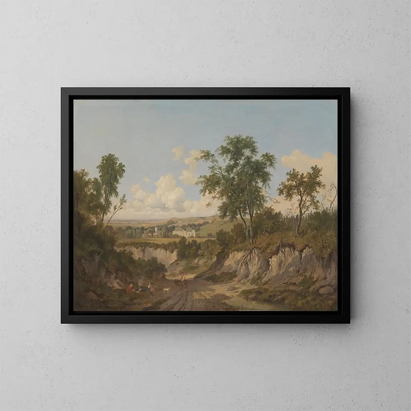 Penshurst Place, Kent - Patrick Nasmyth — ingelijst kunstwerk aan de muur