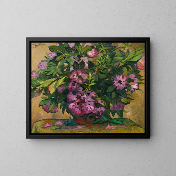 Bloemenboeket - Paul-Élie Gernez — ingelijst kunstwerk aan de muur