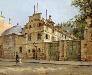 PaulJosephVictor Dargaud - Htel de Balzac Entre et faade sur la rue Fortune aujourdhui rue Balzac.webp