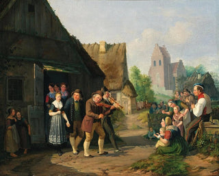 Paul August Plum - The Wedding Procession.webp