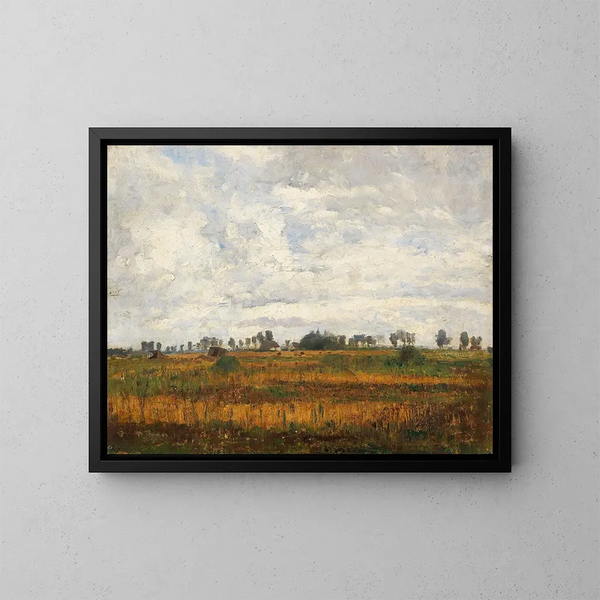 Landschap van veenmoerassen bij Dachau - Paul Baum — ingelijst kunstwerk aan de muur