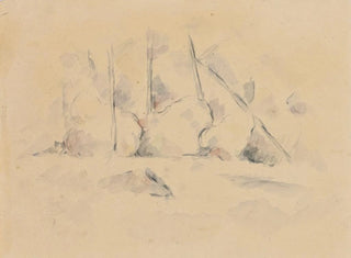 Paul Czanne - Arbres Parmi Des Rochers.webp