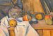 Fruit en gemberpot - Paul Cézanne — weergave van het kunstwerk
