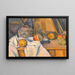 Fruit en gemberpot - Paul Cézanne — ingelijst kunstwerk aan de muur