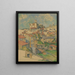 Gardanne - Paul Cézanne — ingelijst kunstwerk aan de muur