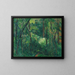 Binnenkant van een bos - Paul Cézanne — ingelijst kunstwerk aan de muur