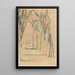 L'Allée des kastanjebomen bij Jas de Bouffan - Paul Cézanne — ingelijst kunstwerk aan de muur
