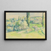 La côte du Jallais, Pontoise - Paul Cézanne — ingelijst kunstwerk aan de muur