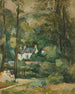 Huizen met Kool, Pontoise - Paul Cézanne — weergave van het kunstwerk