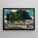 Tuinmuur schilderij - Paul Cézanne — ingelijst kunstwerk aan de muur