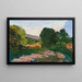 Landschap van het Zuiden - Paul Cézanne — ingelijst kunstwerk aan de muur