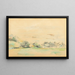Landschapschilderij aan de waterkant - Paul Cézanne — ingelijst kunstwerk aan de muur