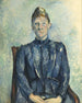 Portret van Madame Cézanne - Paul Cézanne — weergave van het kunstwerk