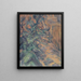 Rotsen en takken, Bibmus - Paul Cézanne — ingelijst kunstwerk aan de muur