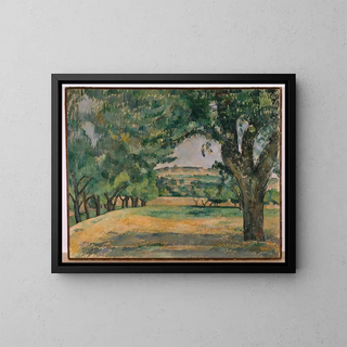 Paul Czanne - The Neighborhood of Jas de Bouffan.webp