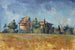 Het huis van de duiven van Bellevue - Paul Cézanne — weergave van het kunstwerk