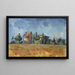 Het huis van de duiven van Bellevue - Paul Cézanne — ingelijst kunstwerk aan de muur