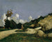 La Route - Paul Cézanne — weergave van het kunstwerk