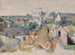 De daken - Paul Cézanne — weergave van het kunstwerk