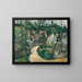 Virage sur la route - Paul Cézanne — ingelijst kunstwerk aan de muur