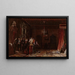 L'Assassinat van de hertog van Guise in het kasteel van Blois in 1588 - Paul Delaroche — ingelijst kunstwerk aan de muur