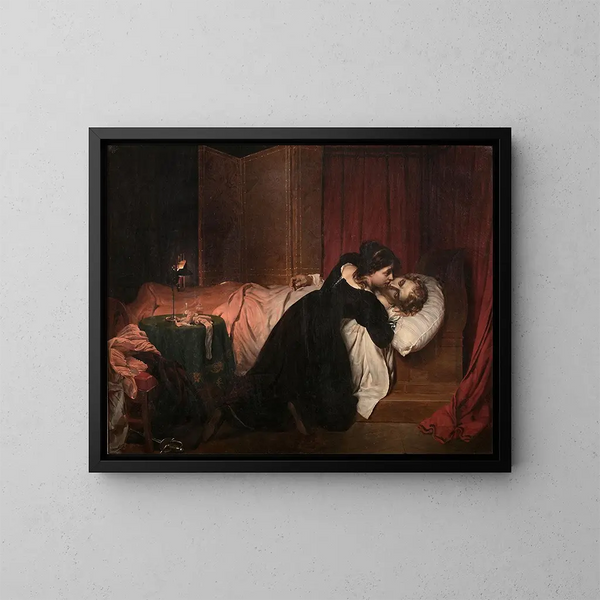 De reeksen van een duel - Paul Delaroche — ingelijst kunstwerk aan de muur