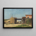 Relèvement du chemin de fer de ceinture, station du Bel-Air et rue Montempoivre - Paul Désiré Trouillebert — framed artwork on a wall