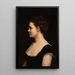 Profile of a Woman - Paul Dubois — framed artwork on a wall