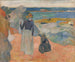 Strandscène - Paul Gauguin — weergave van het kunstwerk