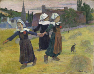 Paul Gauguin - Breton Girls DancingPontAven.webp