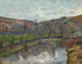 Landschap van Bretagne - Paul Gauguin — weergave van het kunstwerk