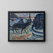 Nacht van Kerstmis, de zegen van de runderen - Paul Gauguin — ingelijst kunstwerk aan de muur