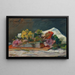 Bloemen en boeken - Paul Gauguin — ingelijst kunstwerk aan de muur