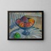 van een fruitbord op een tuinstoel - Paul Gauguin — ingelijst kunstwerk aan de muur
