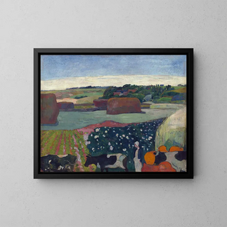 Paul Gauguin - Haystacks in Brittany.webp