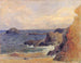 La Côte rocheuse ou Rochers au bord de la mer - Paul Gauguin — weergave van het kunstwerk