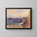La Côte rocheuse ou Rochers au bord de la mer - Paul Gauguin — ingelijst kunstwerk aan de muur