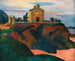 La Maison du Pandu - Paul Gauguin — weergave van het kunstwerk