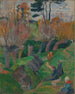 Landschap - Paul Gauguin — weergave van het kunstwerk