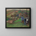 Landschap van Bretagne - Paul Gauguin — ingelijst kunstwerk aan de muur