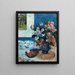 Natuurstudie met pioenrozen uit China en mandoline - Paul Gauguin — ingelijst kunstwerk aan de muur