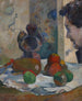 Natuurstudie met profiel van Laval - Paul Gauguin — weergave van het kunstwerk