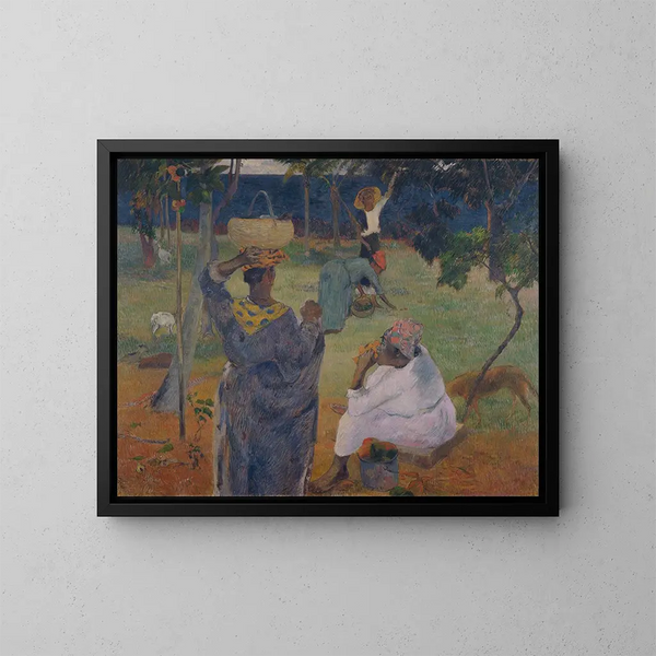 De mango bomen van Martinique - Paul Gauguin — ingelijst kunstwerk aan de muur