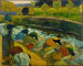 De wasvrouwen - Paul Gauguin — weergave van het kunstwerk