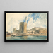 La Tour de Constance, Aigues-Mortes - Paul Huet — ingelijst kunstwerk aan de muur