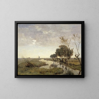 Paul Joseph Constantin Gabril - A Watercourse near Abcoude.webp