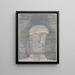 Hoofd van een atleet - Paul Klee — ingelijst kunstwerk aan de muur