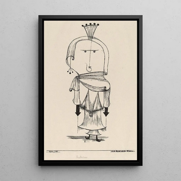 Paul Klee - Die Hexe mit dem Kamm Witch with a Comb.webp